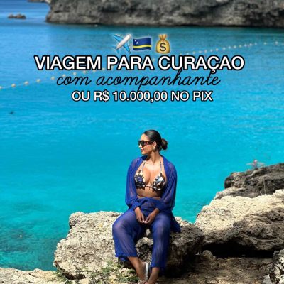 Viagem para Curaçao com acompanhante ou 10 mil